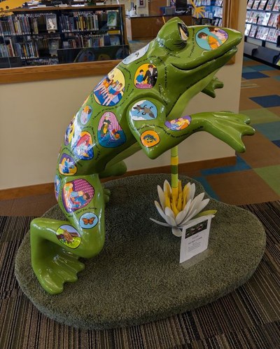 MPL's Frog Mascot Lily - Front View