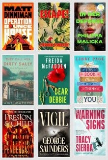 New Adult Fiction & Large Print Title Images as of 2/18/2026