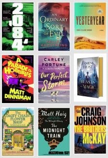 New Adult Fiction & Large Print Title Images as of 6/8/2026