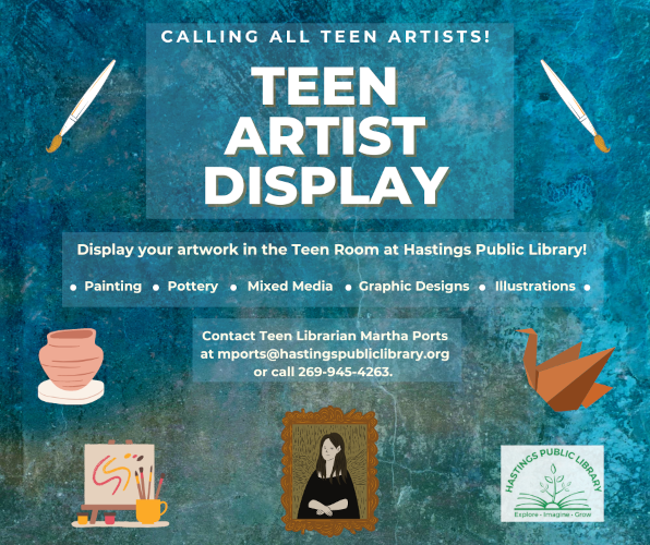 Teen Art Promo flyer