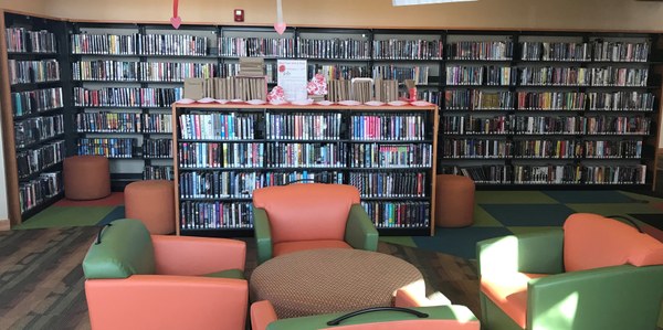 Teen Bookshelves and seating