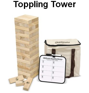 Toppling Tower wood game